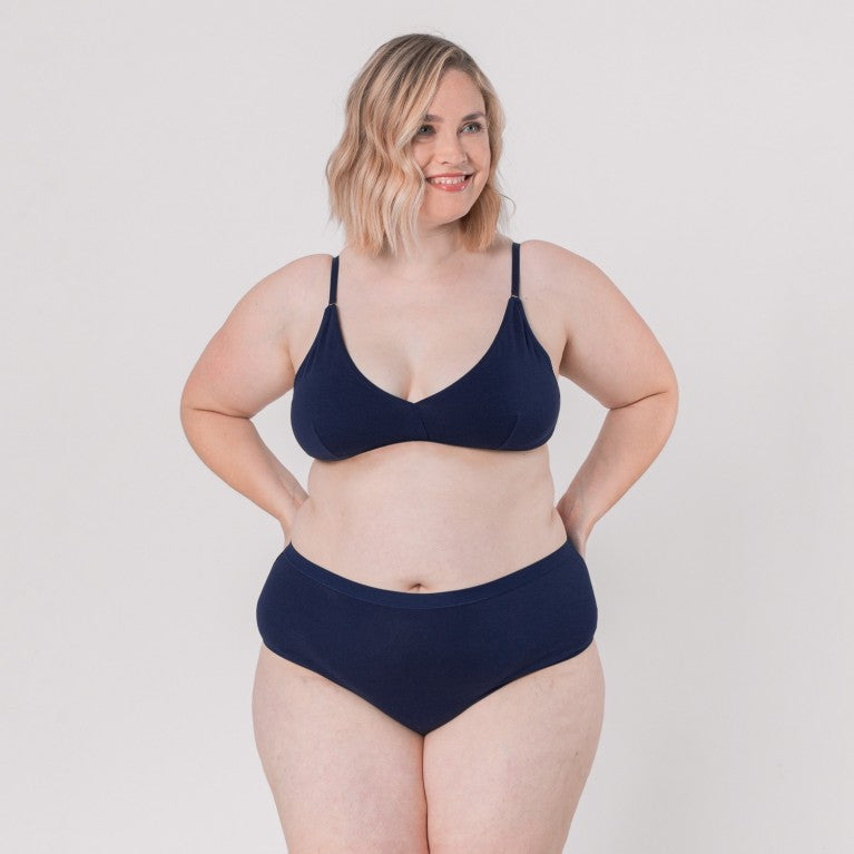 erlich textil Bügelloser BH Viola marine (2)