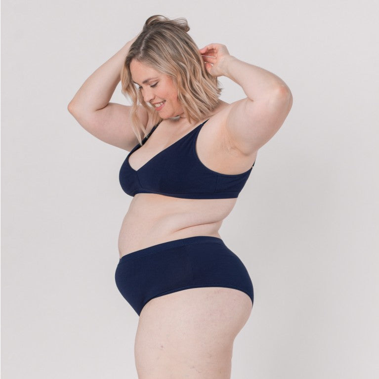 erlich textil Bügaelloser BH Viola marine (6)