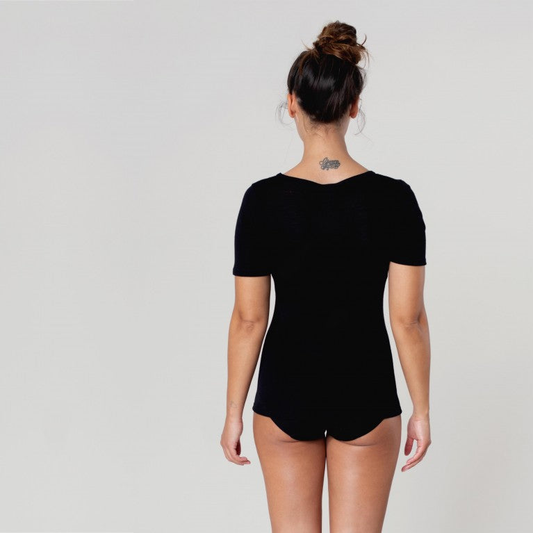 erlich textil Wolle T-Shirt Hannelore schwarz (4)