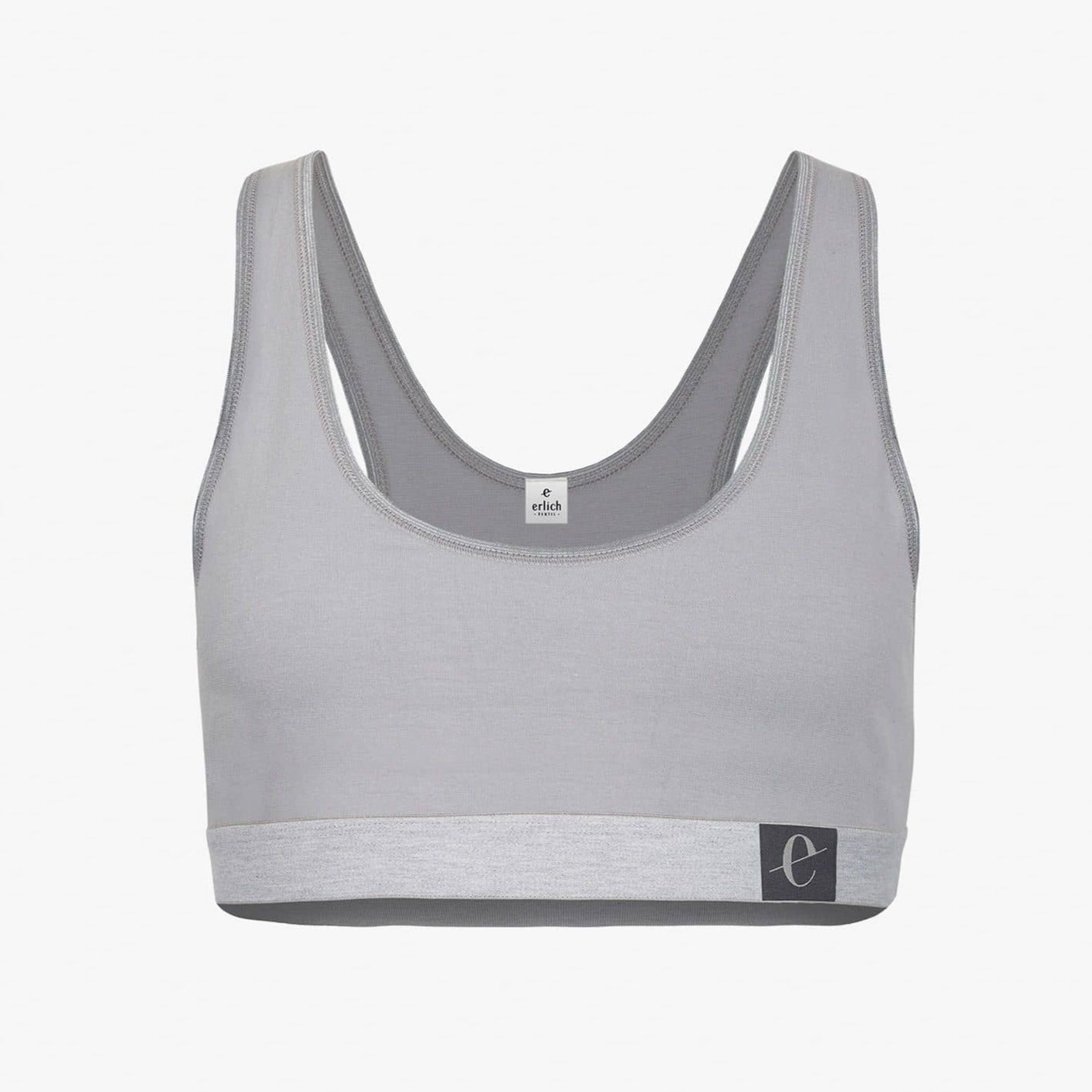 erlich textil Bustier "Hilde" Steingrau