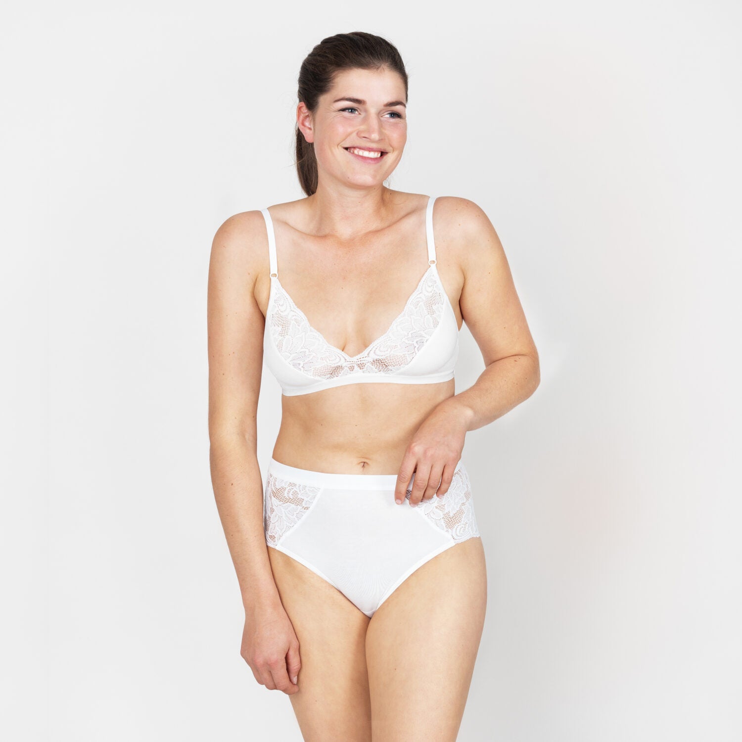 erlich textil Bralette mit Spitze "Clara"