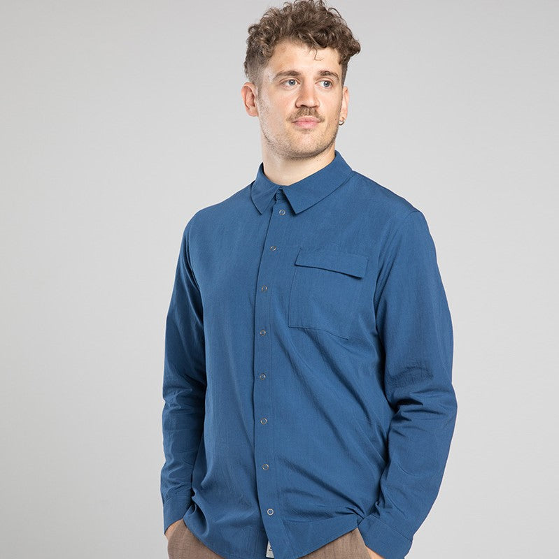 eyd Clothing Hemd "Palash" Lapisblau