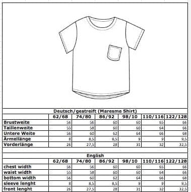 frankie & lou Jersey Kinder T-Shirt mit Brusttasche - Dritte Wahl