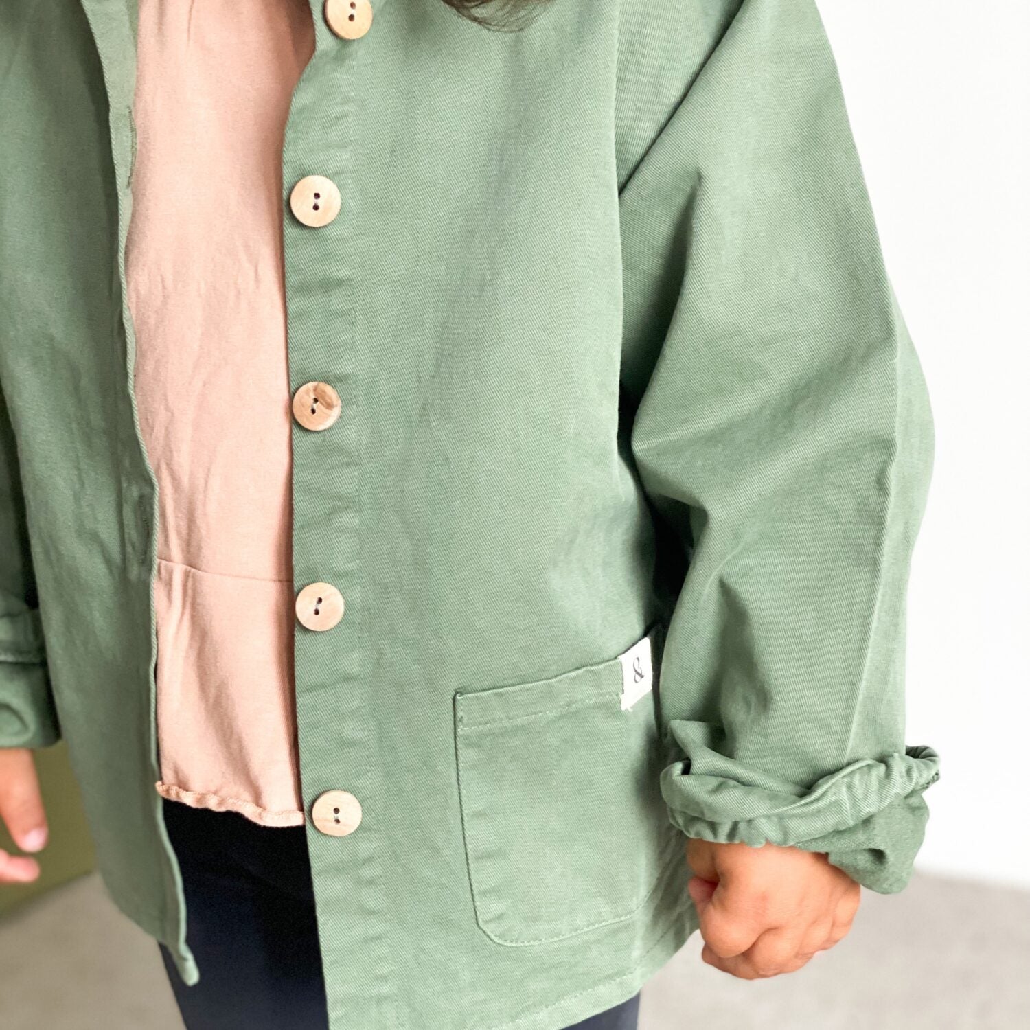 frankie & lou Kinder Twill Jacke mit aufgesetzter Tasche - Dritte Wahl
