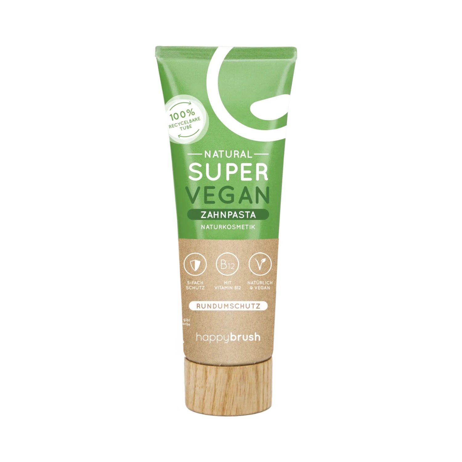happybrush "SuperVegan" Zahnpasta 75 ml