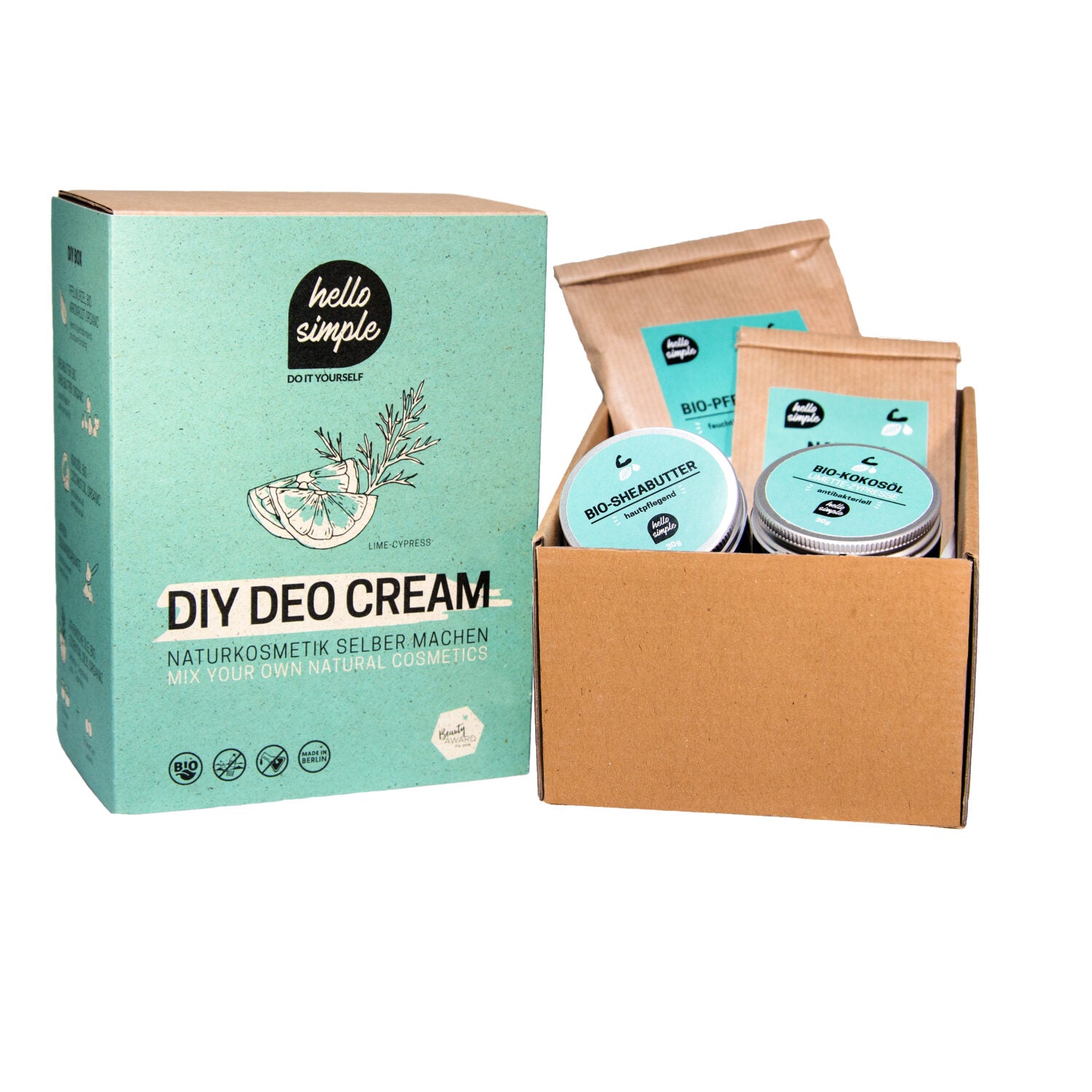 hello simple DIY-Box "Vegane Deocreme" - Dritte Wahl