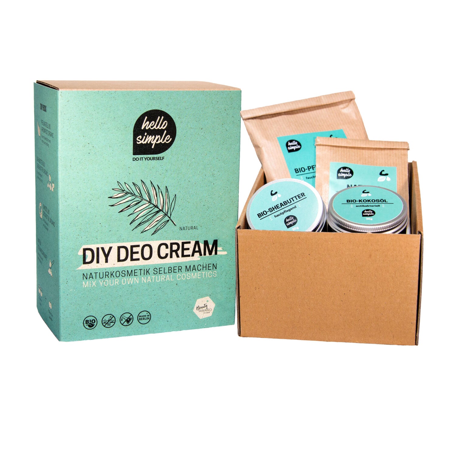 hello simple DIY-Box "Vegane Deocreme" - Dritte Wahl
