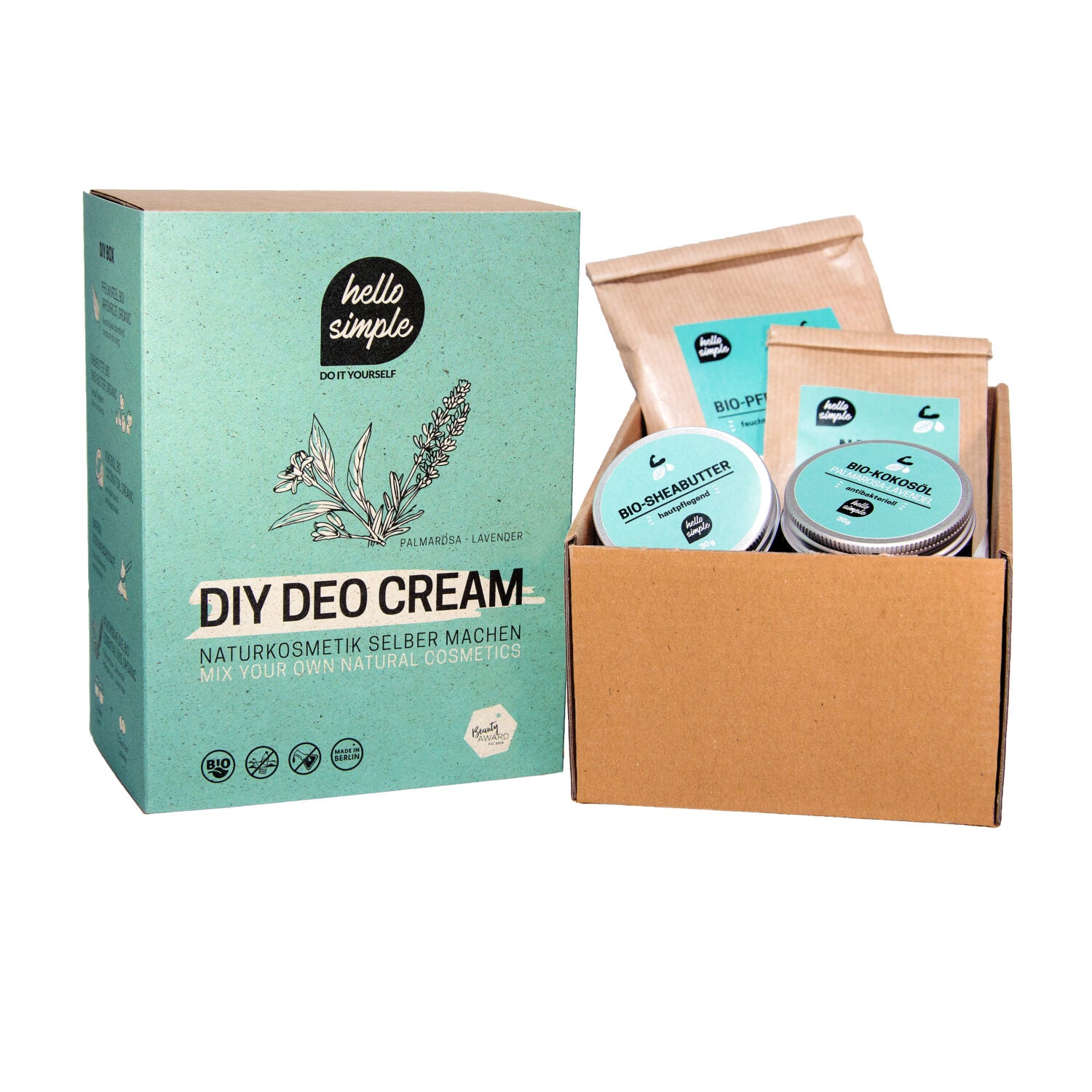 hello simple DIY-Box "Vegane Deocreme" - Dritte Wahl