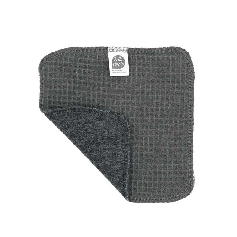 hello simple Bio-Baumwolle Spültuch XL Dunkel