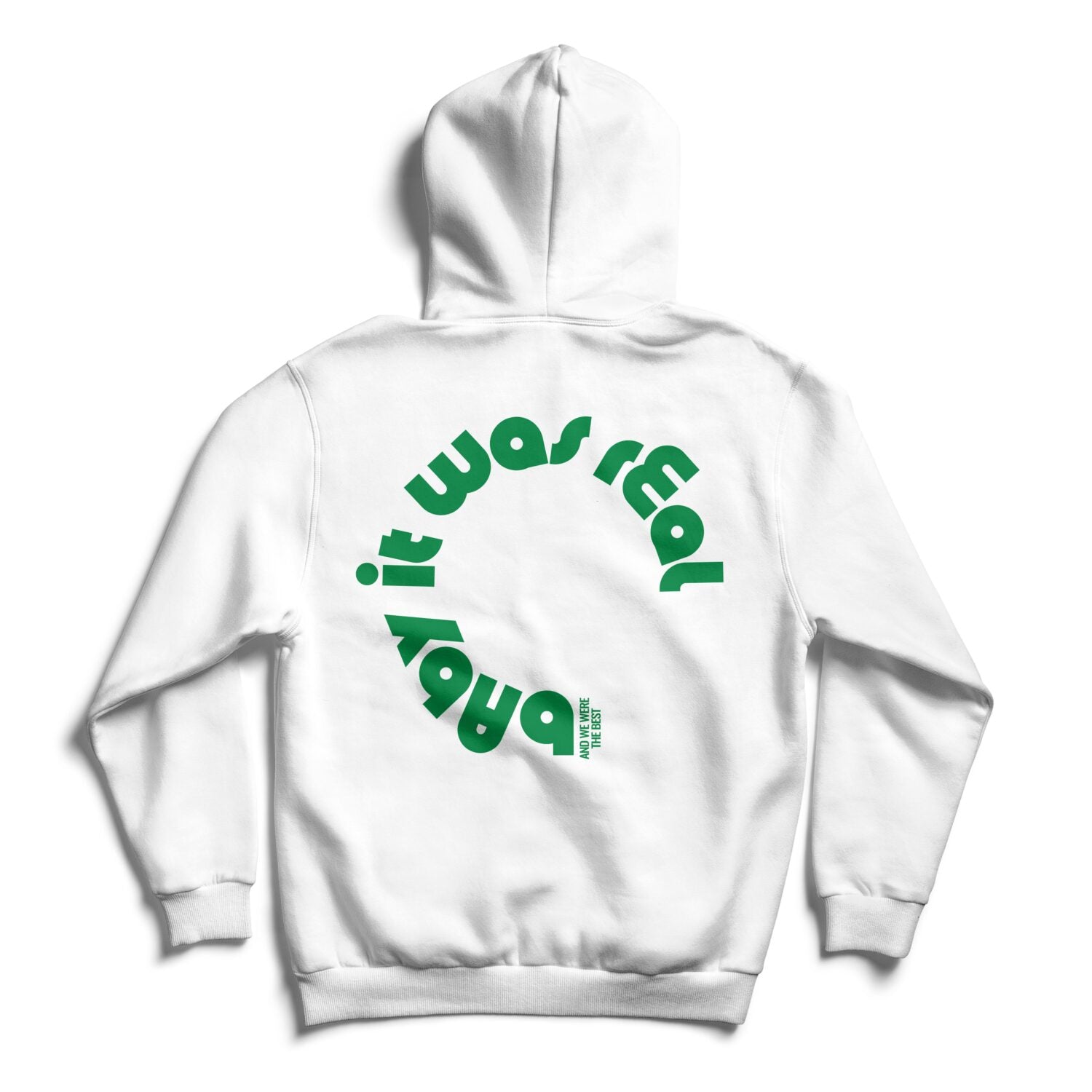 hey soho Hoodie "Baby it was real" - Dritte Wahl