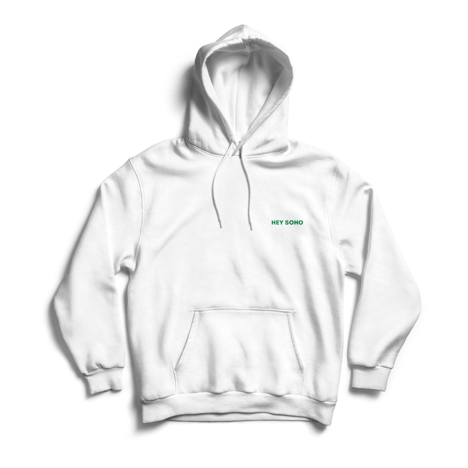 hey soho Hoodie "Baby it was real" Weiß