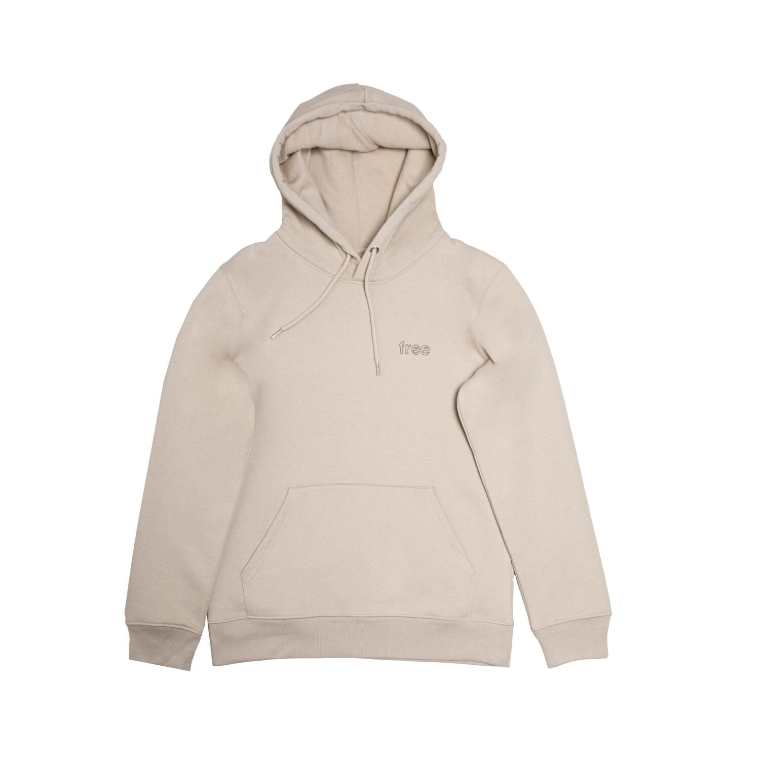 hey soho Hoodie "Free" Beige