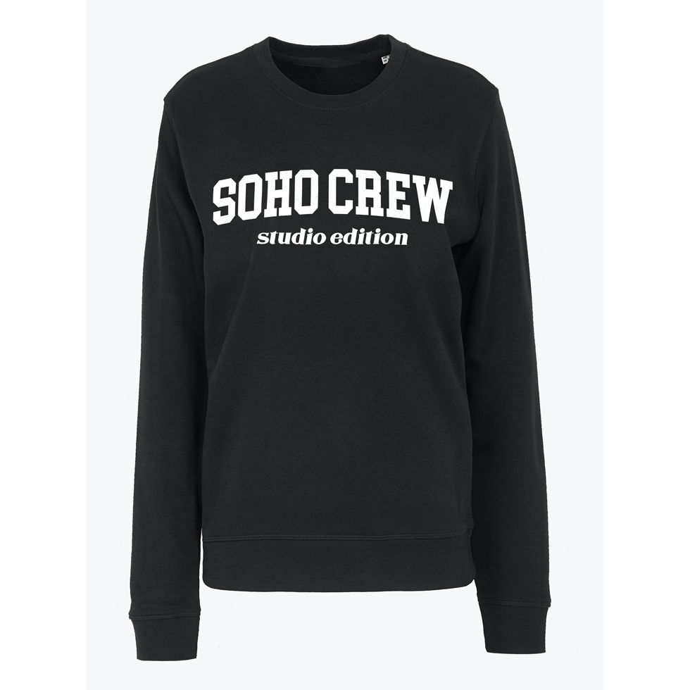 hey soho Sweater "Soho Crew" schwarz