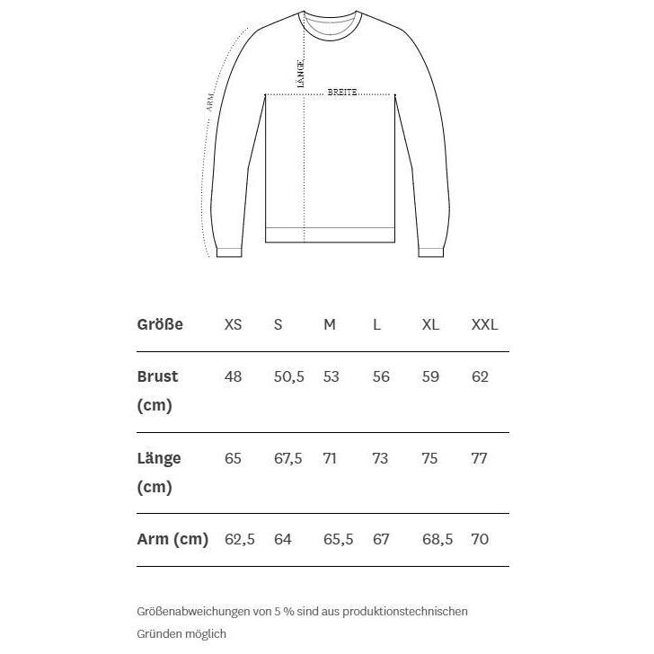 hey soho Sweater "Do you think of me like I think of you" - Grau