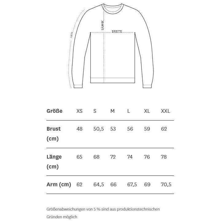 hey soho Sweater Whatever Größentabelle