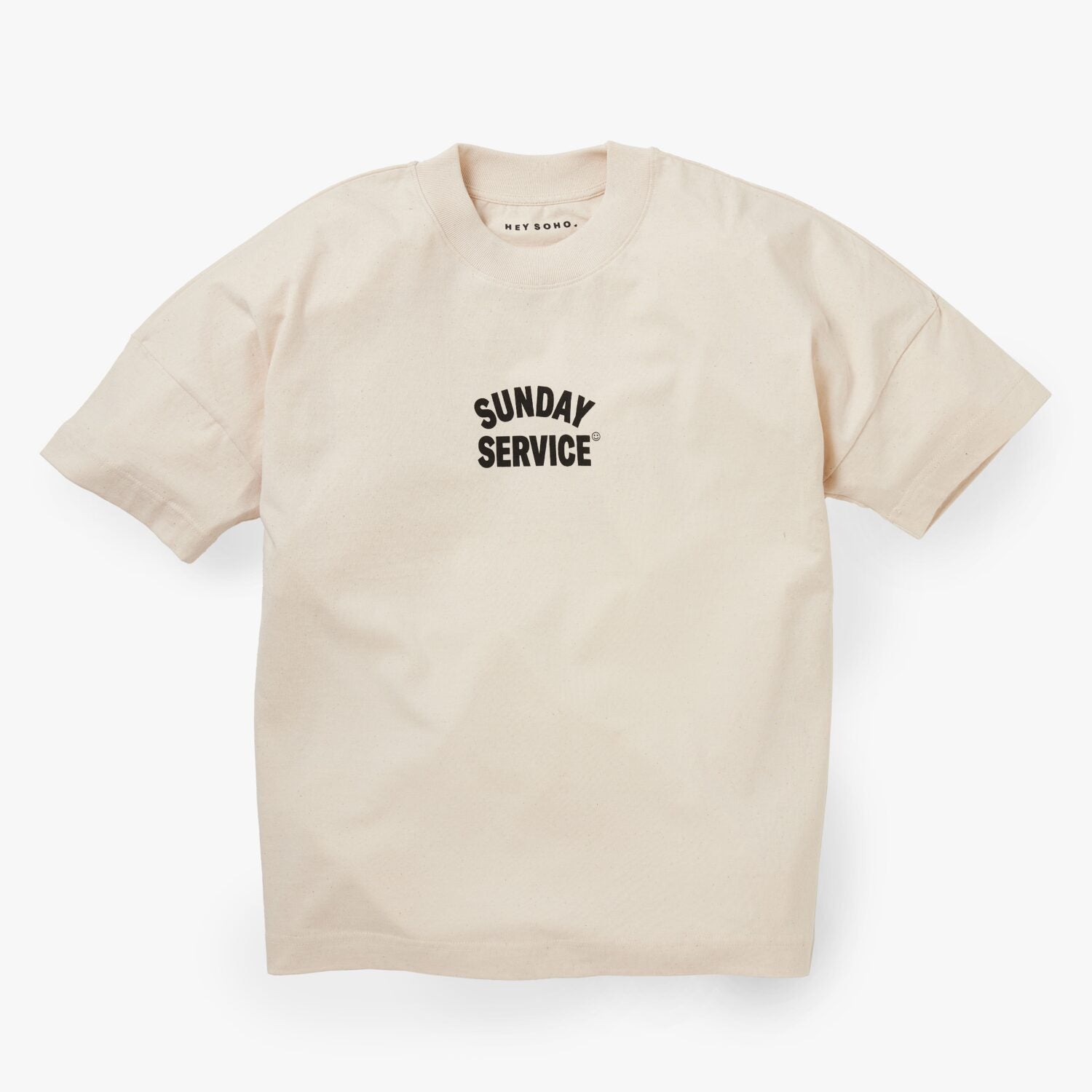 hey soho T-Shirt "Sunday Service" Beige