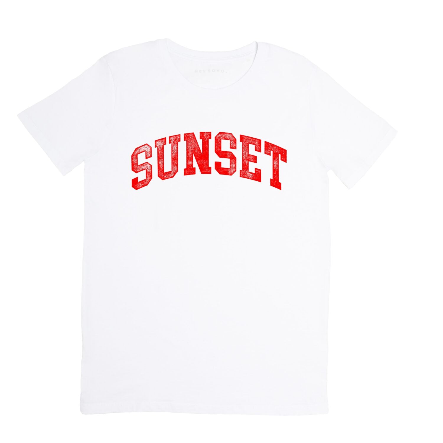 hey soho T-Shirt "Sunset" Weiß