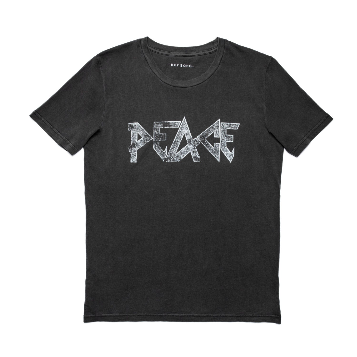 hey soho T-Shirt "Peace" Grau