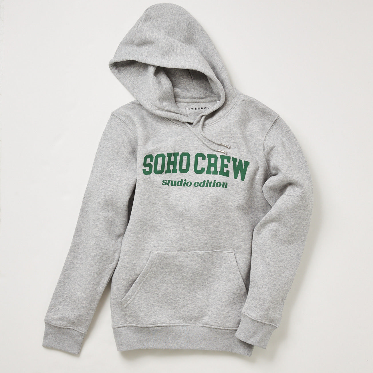 hey soho Hoodie "Soho Crew" Grau
