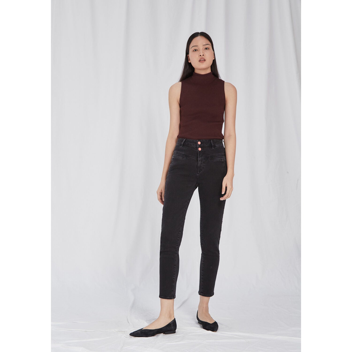 DAWN Denim "Art on broken pieces" GLORY Mom Fit