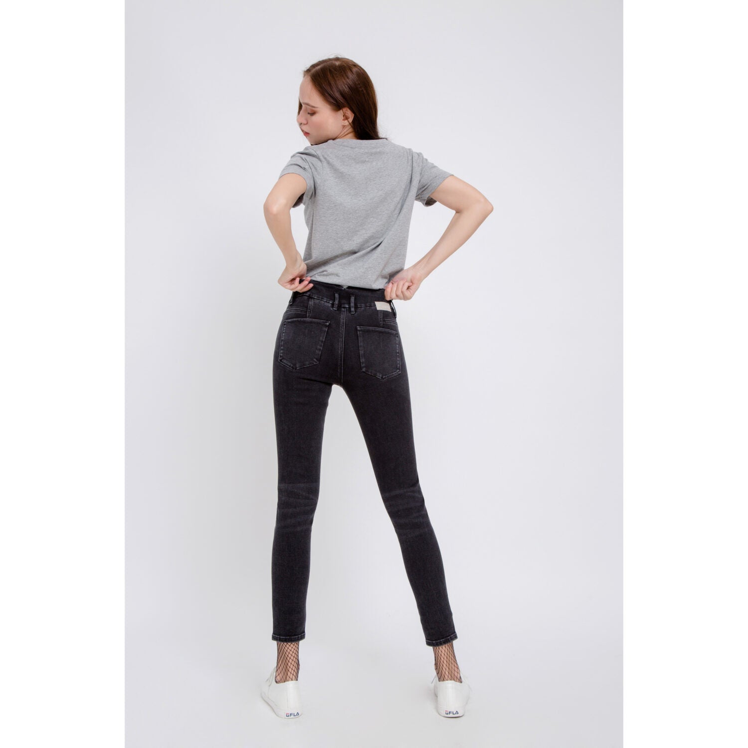 DAWN Denim "Art on broken pieces" SUN UP Skinny
