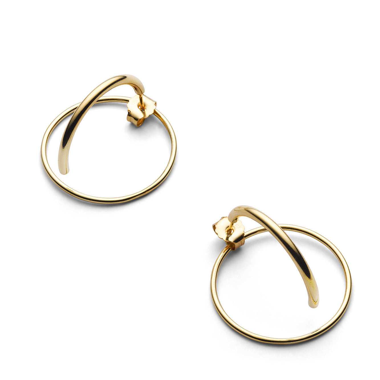 Jukserei Orbit Ohrstecker gold