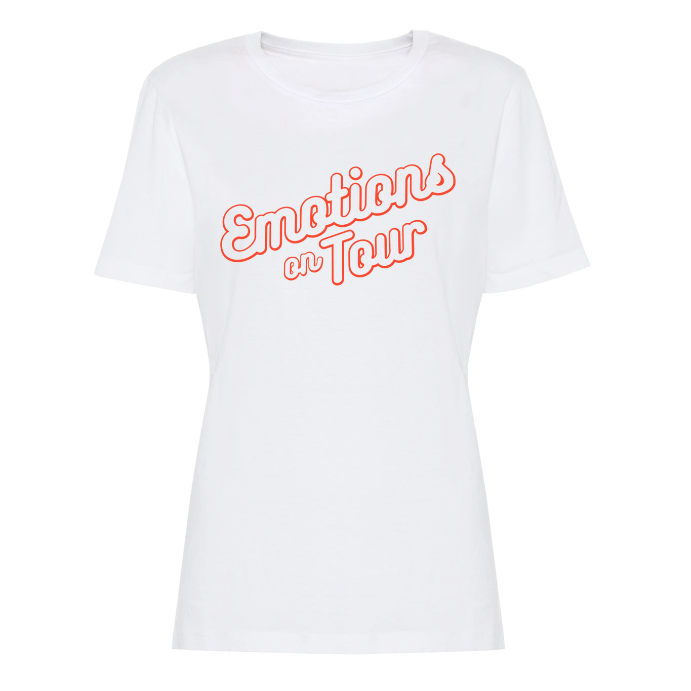 ADIEU CLICHÉ T-Shirt "Emotions on Tour" weiß