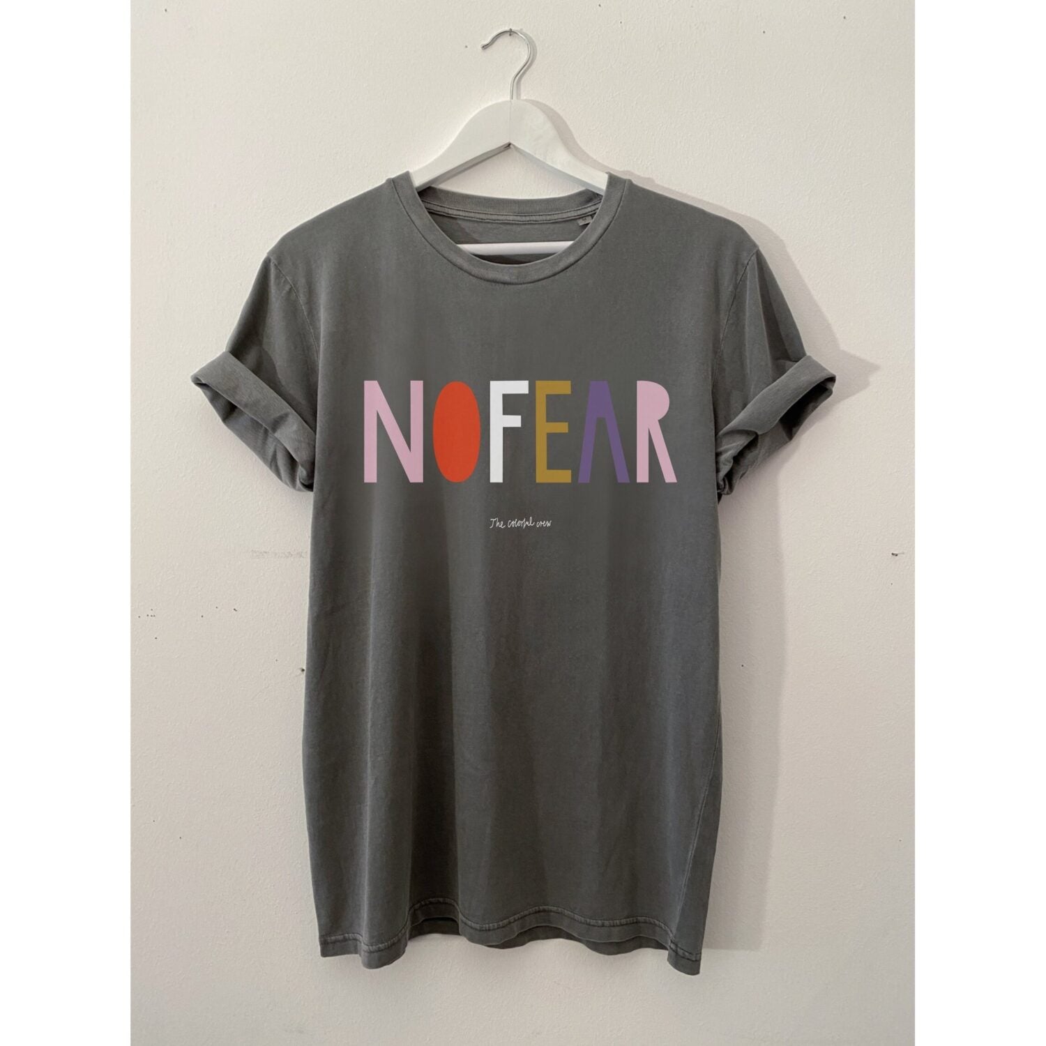 The colorful crew T-Shirt "No Fear" S