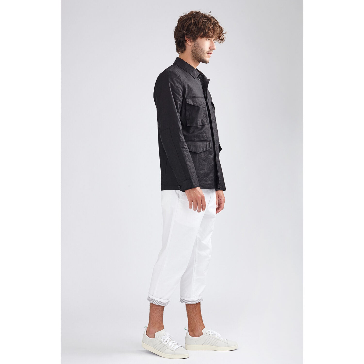 LangerChen Jacke "Harrisson" black - Dritte Wahl