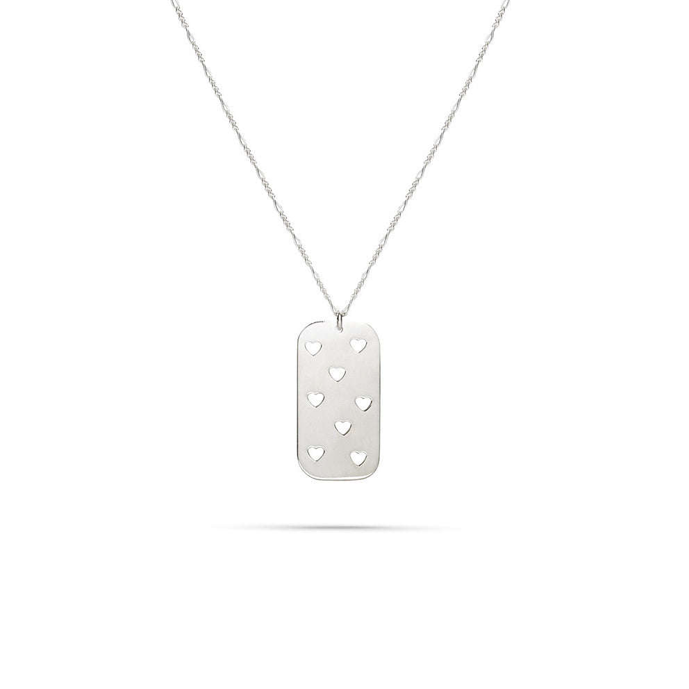 Jukserei Halskette "Heart" Silber Länge: 50 cm
