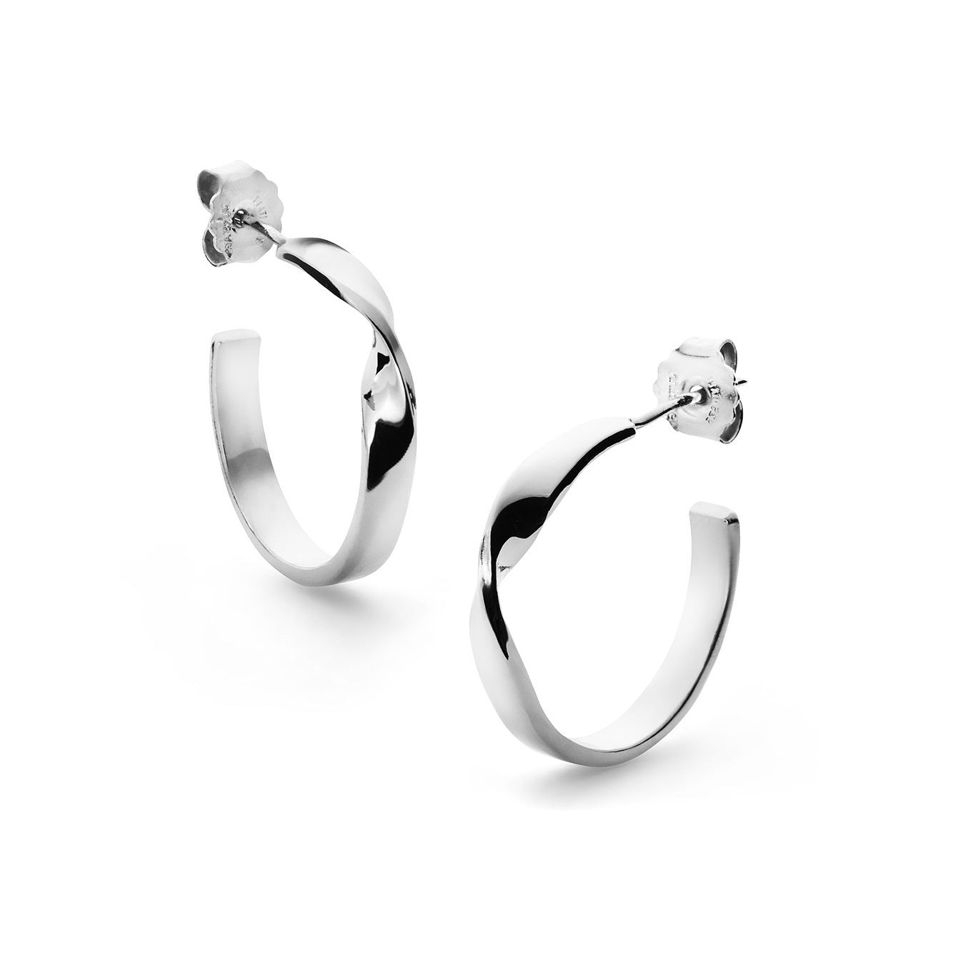 Jukserei Carmen Hoops Ohrringe silber