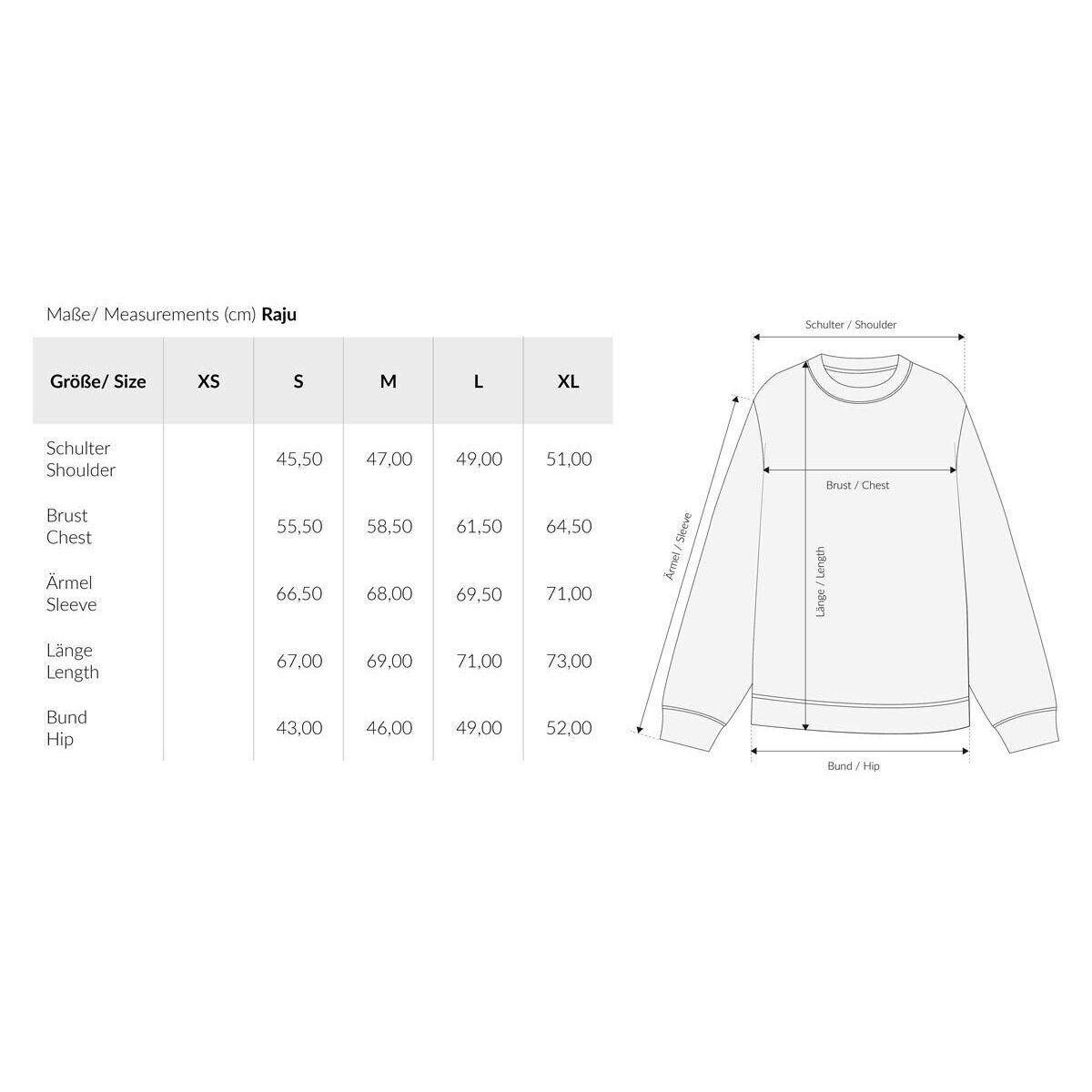 MELAWEAR Herren Sweatshirt "RAJU" - Dritte Wahl