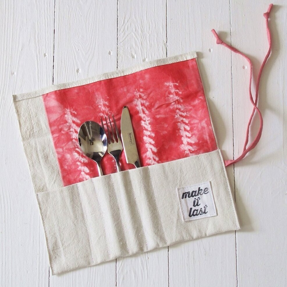 lasting things Bestecktasche rot