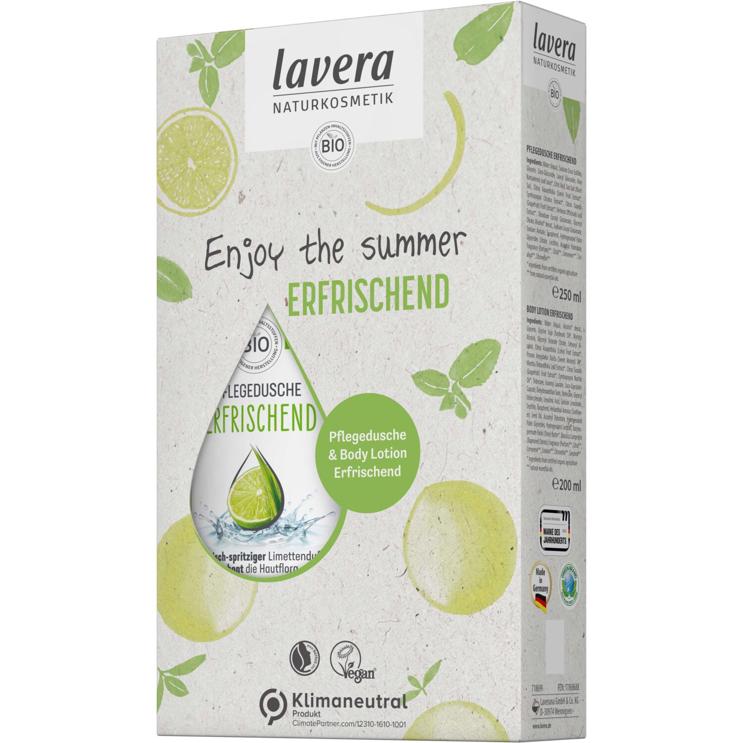 lavera Geschenkset "Enjoy the summer Erfrischend" 450 ml