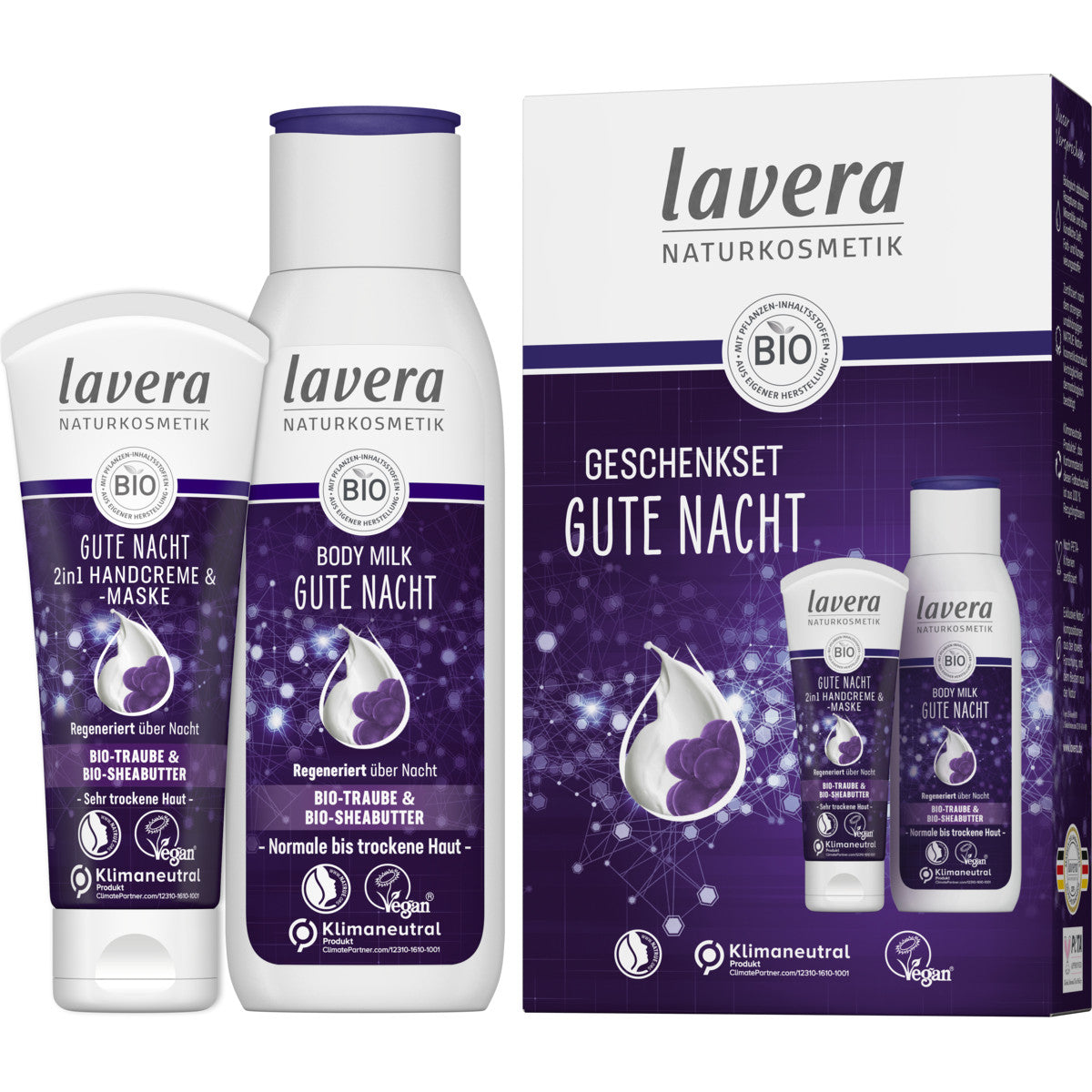 lavera Geschenkset "Gute Nacht" 275 ml