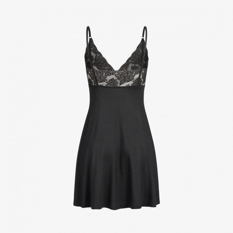 erlich textil Nachtkleid mit Spitze "Lene"