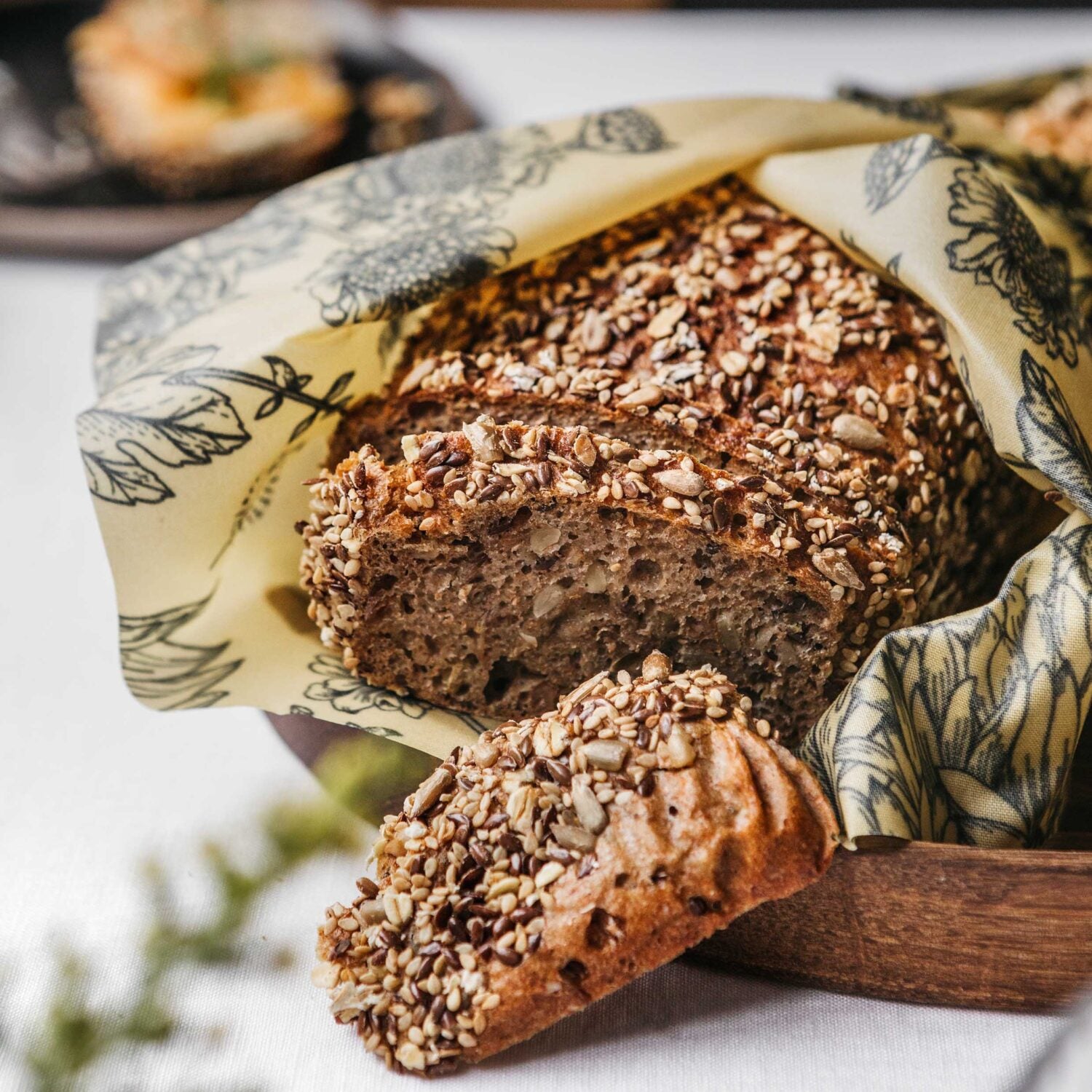 little bee fresh Bio-Bienenwachstuch Größe XXL Brottuch