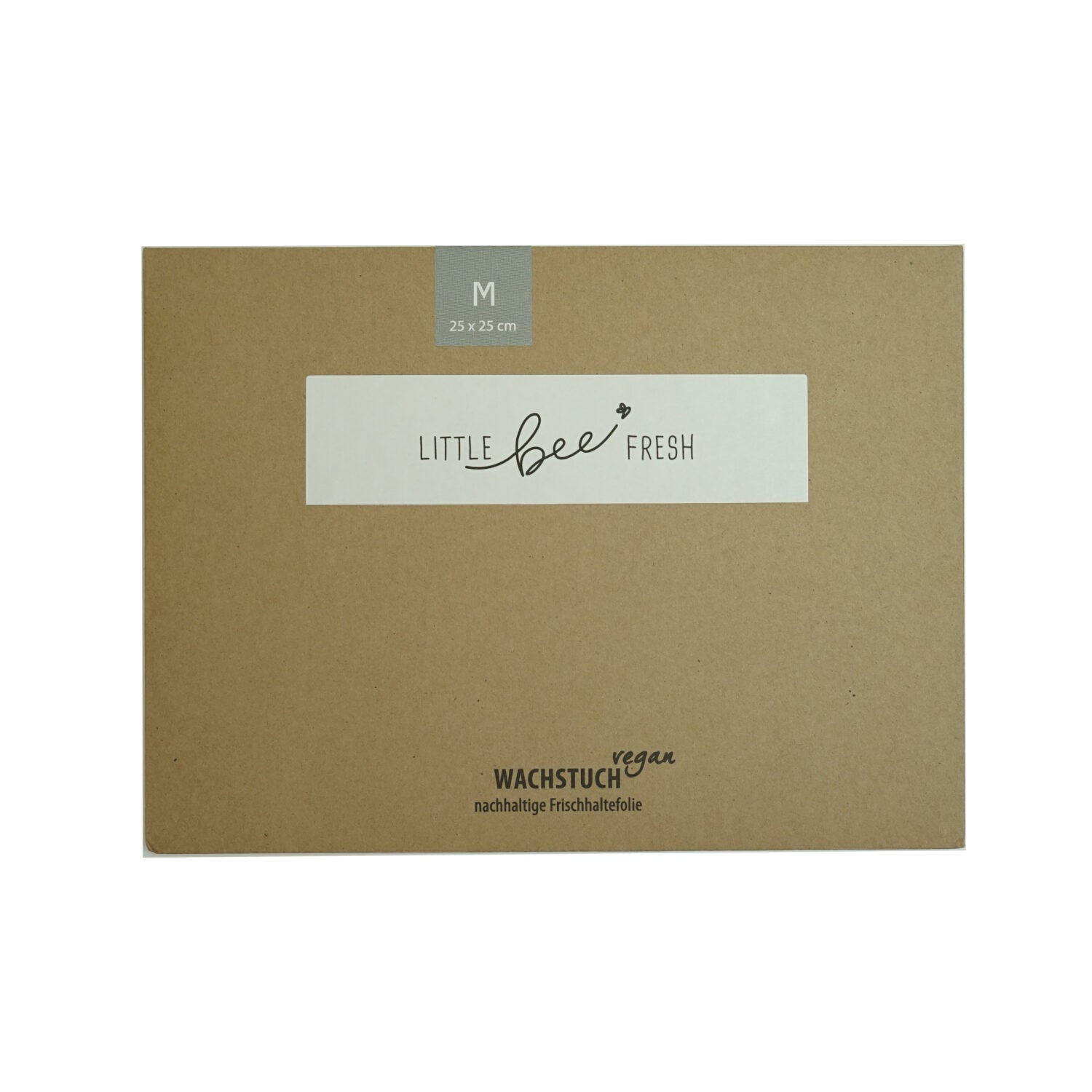 little bee fresh Veganes Wachstuch "Natur" Größe M