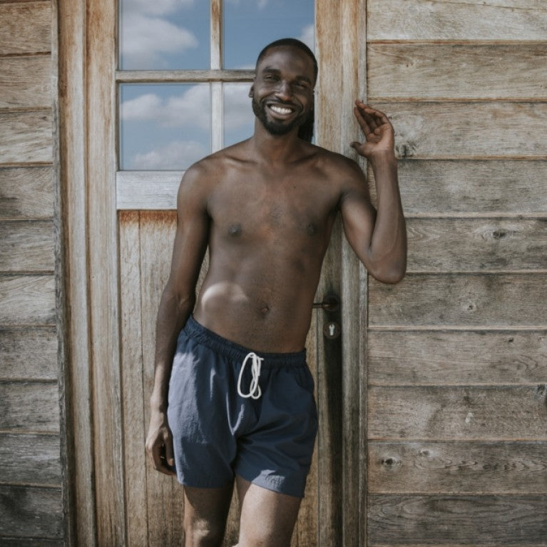 erlich textil Badeshorts kurz "Max" dunkelblau