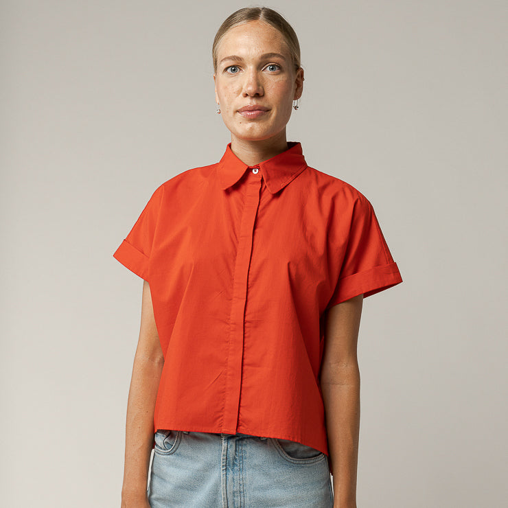 MELAWEAR Bluse Nilay Tomato