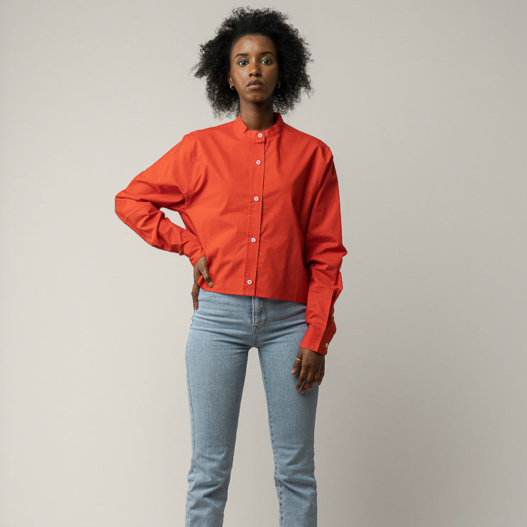 MELAWEAR Damen Bluse SINDHU Tomato