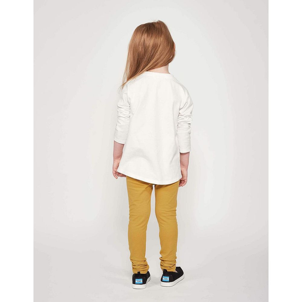 Orbasics Kinder Langarmshirt "Mighty Longsleeve" Cloud White - Dritte Wahl