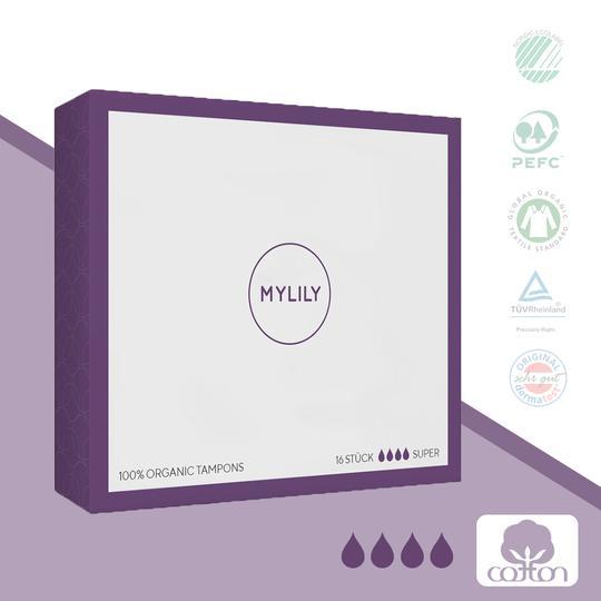 MYLILY Bio-Tampons (16er-Set) Super