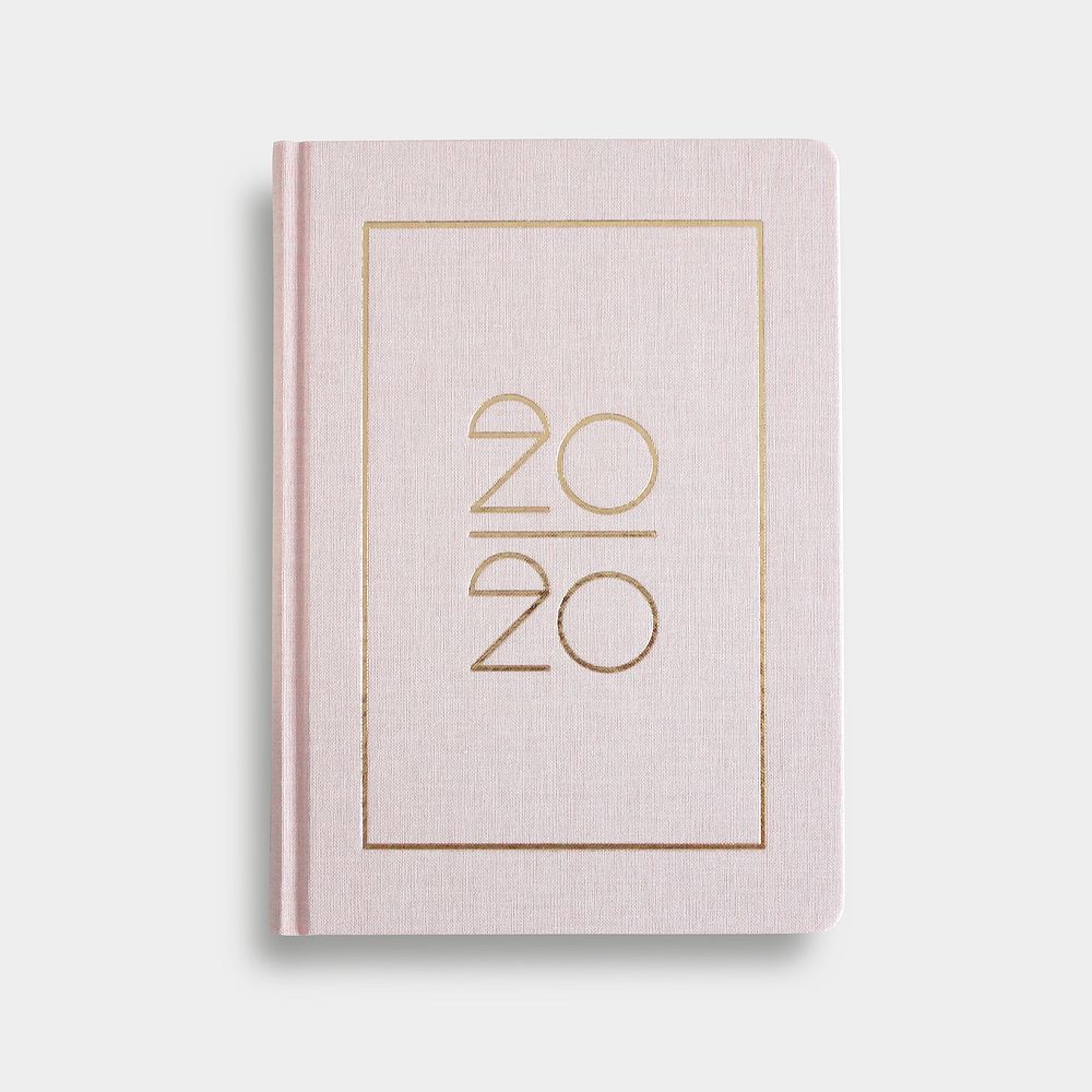 Navucko Hardcover Kalender-Planner (DIN A5) 2020 Typo - 2020 Rosé