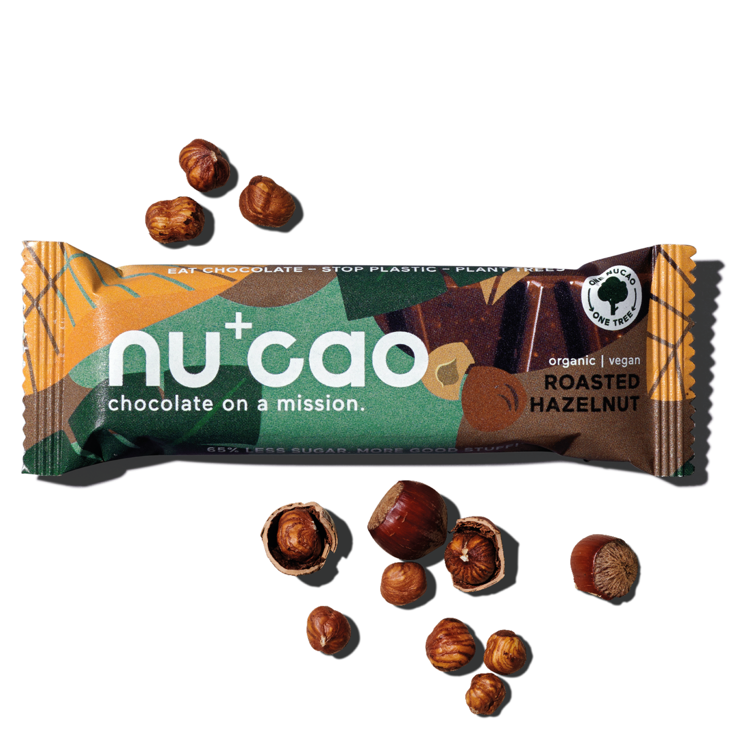 nucao Schoko-Riegel Roasted Hazelnut