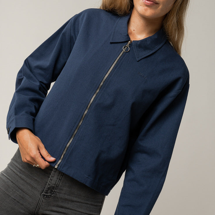 MELAWEAR Damen Twill-Jacke NUPUR Deep Blue