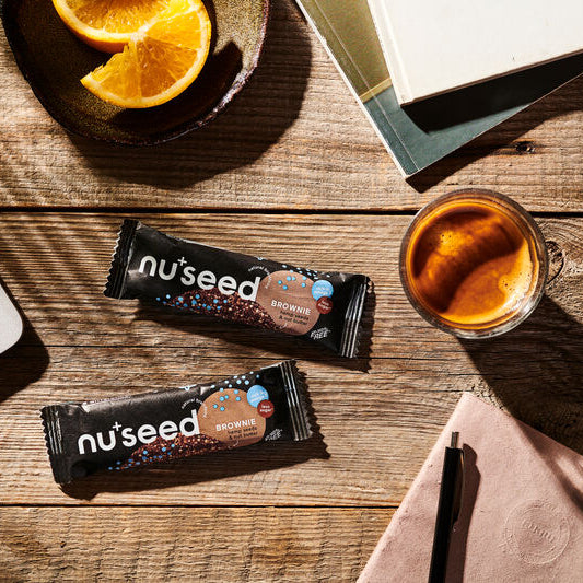 nuseed-Riegel-Brownie