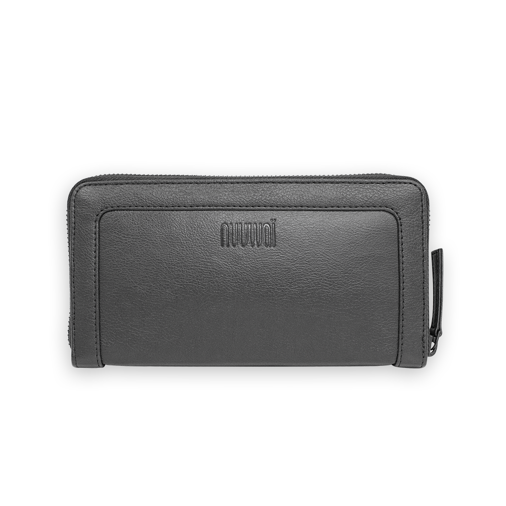 nuuwai Veganes Portemonnaie "MADITA" Night Black