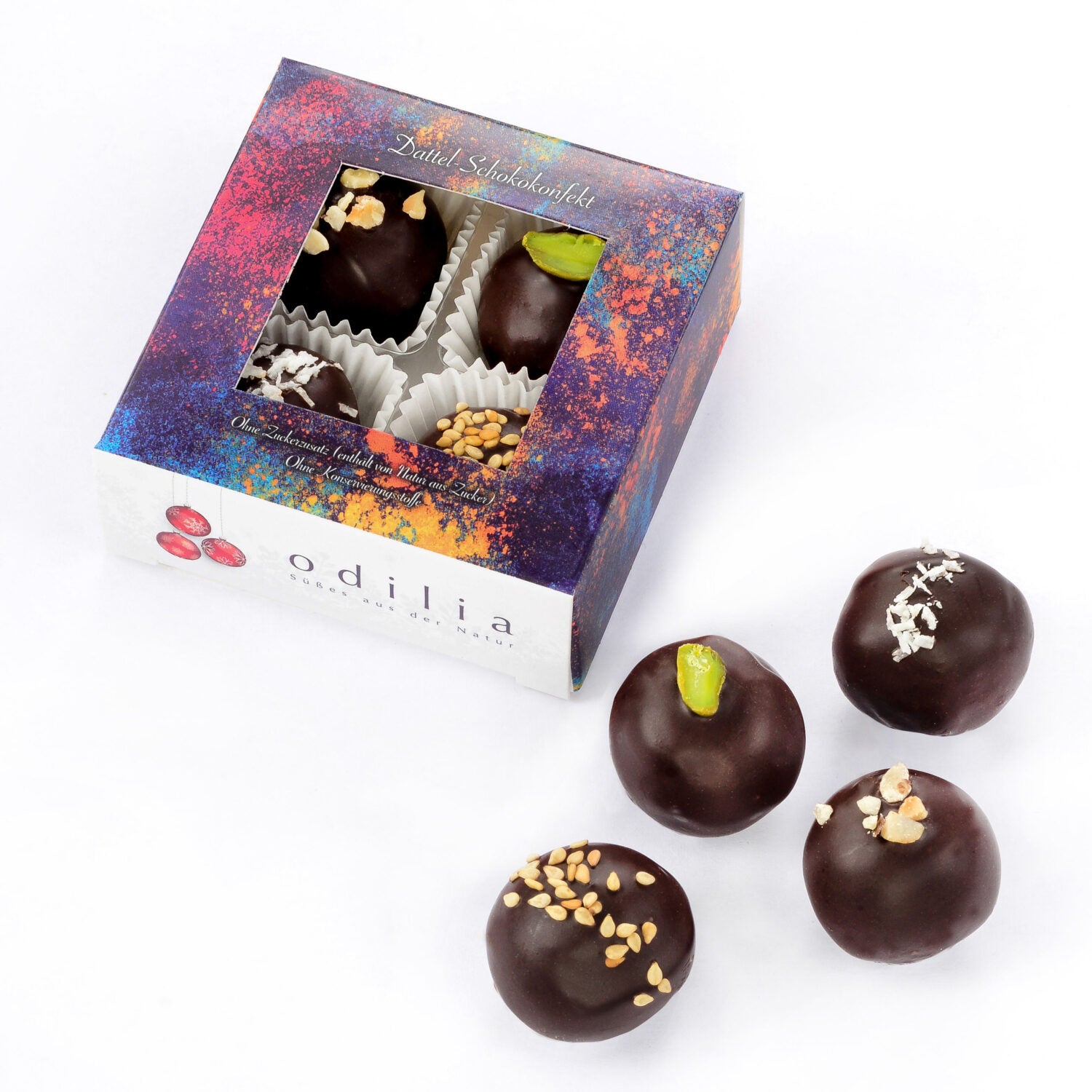 odilia Bio Dattel-Pralinen 4er-Box