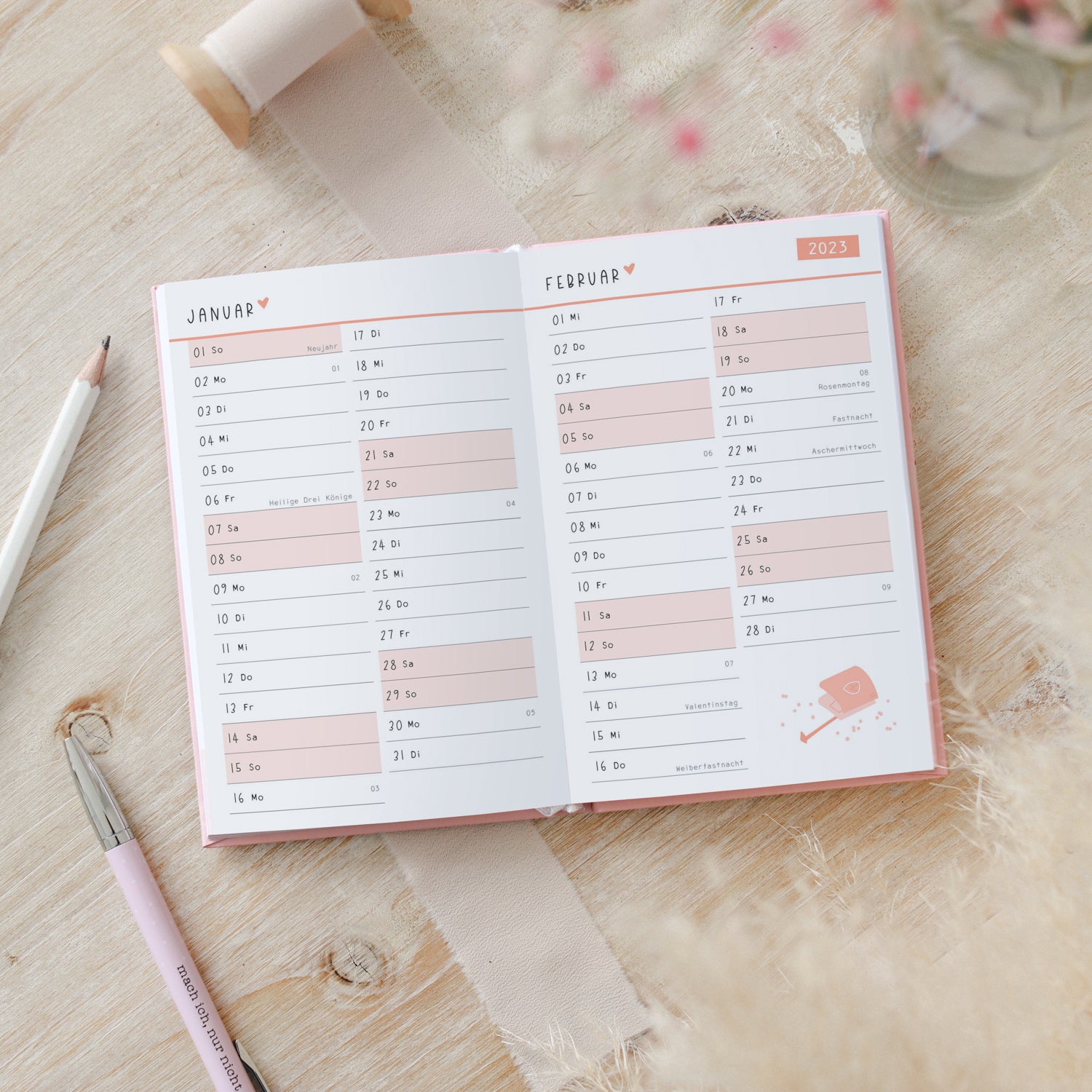odernichtoderdoch Taschenkalender 2023 | A6 "Terminsammler"